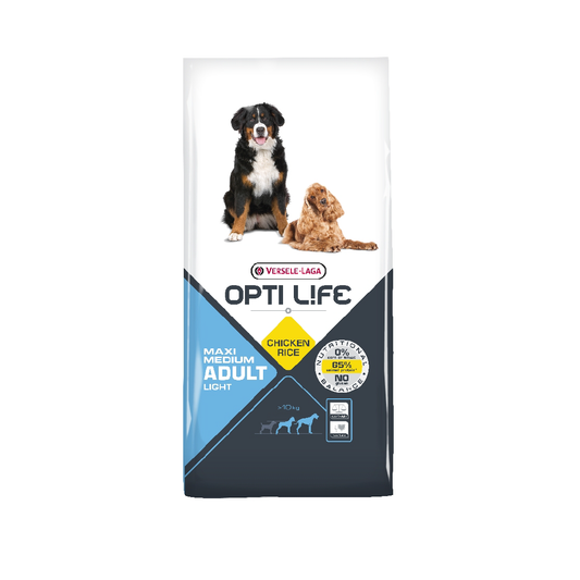 12,5 kg Opti Life Adult Light Medium & Maxi
