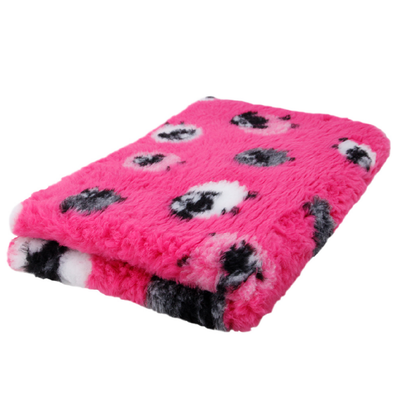 Foxy Fur Makuualusta - Lammaskuvio, pinkki