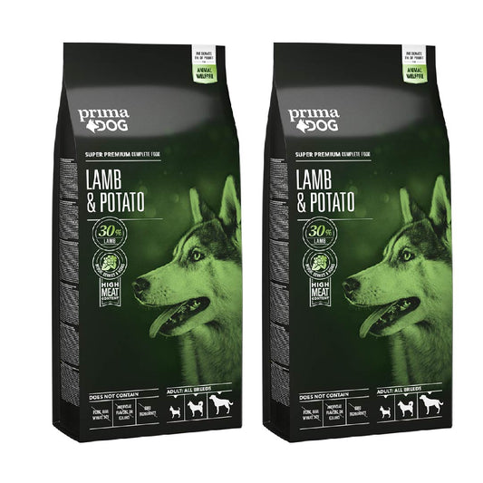 PrimaDog Adult All Breeds Lammas-peruna 10 kg TUPLASÄKKI tarjous