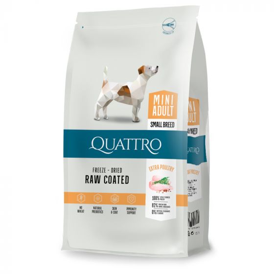 Quattro Dog Mini Adult Small Breed 7 kg