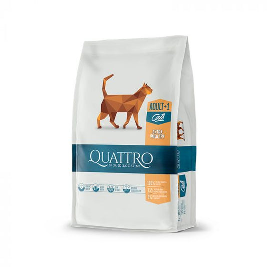 Quattro Cat Adult Extra poultry kissanruoka 7kg