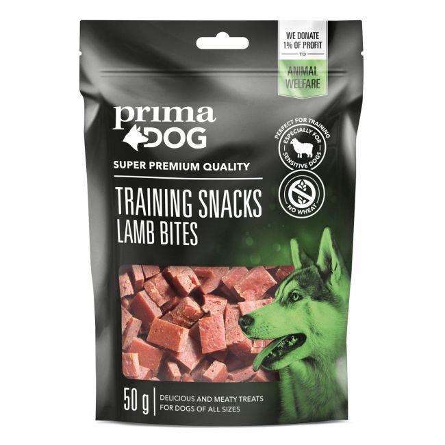 PrimaDog Training Snacks Lammaspala, 50g